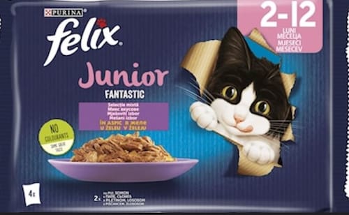 Fantastic Junior potpuna hrana za mačiće- piletina u želeu Felix