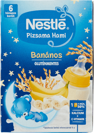 Pizsama Hami -  folyékony gabonás bébiétel banános ízesítéssel 6 hónapos kortól Nestlé