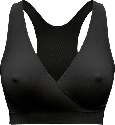 Schwangerschafts- und Still-Bustier Gr. XL Keep Cool Sleep schwarz Medela