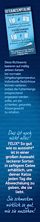 Nassfutter Katze, Geschmacksvielfalt aus dem Wasser, Adult, Multipack, (8x85 g) Felix