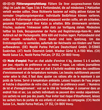 Nassfutter Katze mit Fisch, Mon Petit intense, Multipack (6x50 g) Purina Gourmet