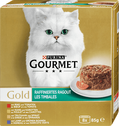 Nassfutter Katze Gold Raffiniertes Ragout Purina Gourmet