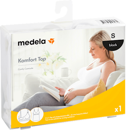 Schwangerschafts- und Still-Top Gr. S Komfort, schwarz Medela