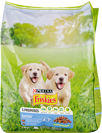 JUNIOR 2, granule za pse,  sa piletinom i povrćem PURINA Friskies