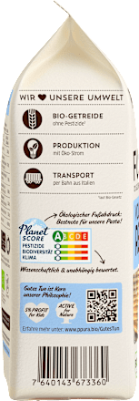 Nudeln, Fusilli aus Vollkornreis, glutenfrei PPURA