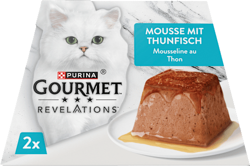 Nassfutter Katze Revelations Mousee mit Thunfisch (2x 57 g) Purina Gourmet