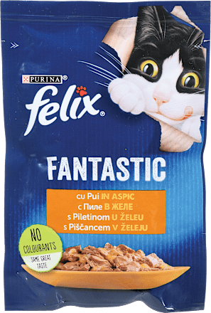 Fantastic potpuna hrana za odrasle mačke - piletina u želeu Felix