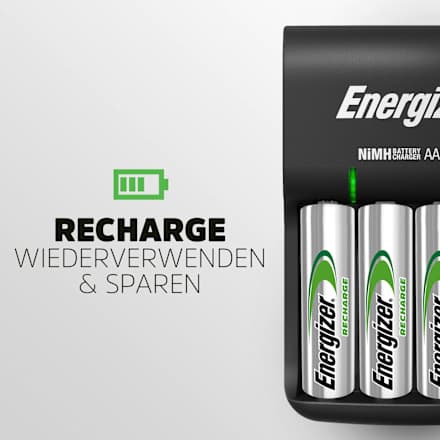 Ladegerät Accu Base Recharge Energizer
