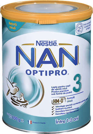 Prah za pripravo mlečnega napitka za majhne otroke OPTIPRO 3, od 1. leta Nestlé NAN