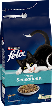 Trockenfutter Katze mit Lachs & Gemüse, seaside sensations Felix