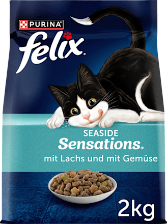 Trockenfutter Katze mit Lachs & Gemüse, seaside sensations Felix