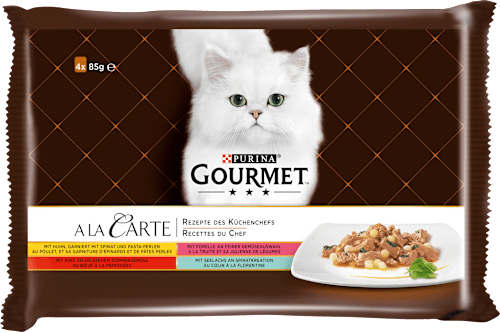 Nassfutter Katze A la Carte Fisch & Fleisch Purina Gourmet