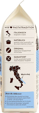 Nudeln, Fusilli aus Vollkornreis, glutenfrei PPURA