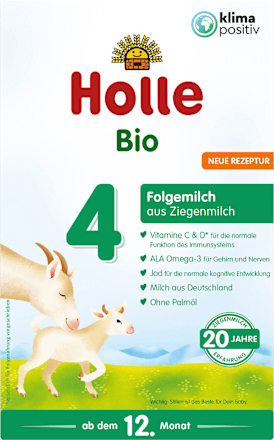 Bio kecsketej alapú 4-es tápszer 12 hónapos kortól Holle