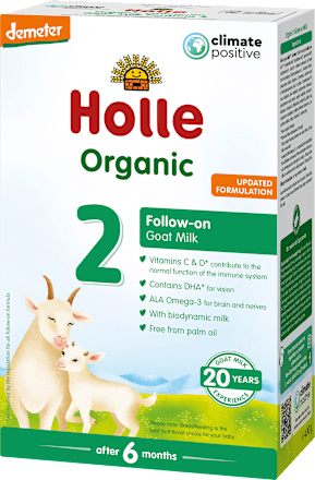 Преходно козе мляко Organic Формула 2, след 6-ия месец Holle