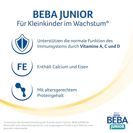 Kindermilch Junior 2+ ab 2 Jahre Nestlé BEBA