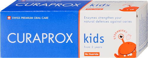 Fogkrém kids eper ízű 2 éves kortól CURAPROX