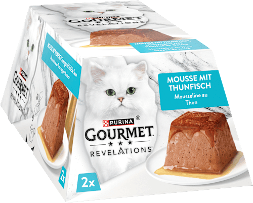 Nassfutter Katze Revelations Mousee mit Thunfisch (2x 57 g) Purina Gourmet