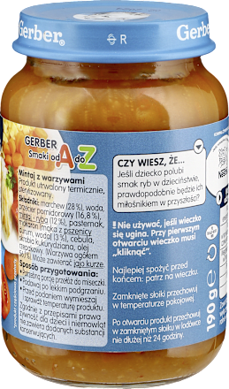 Obiadek mintaj z warzywami Gerber