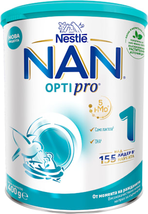 Преходно мляко за кърмачета OptiPro 1, 0+ м Nestlé NAN