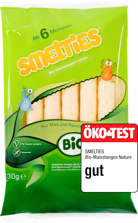 Kindersnack Maisstangen natur ab 6 Monate Smelties