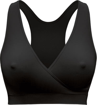 Nočná tehotenská a dojčiaca podprsenka Keep Cool, veľ. M - biela/čierna Medela