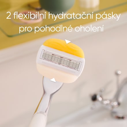 ComfortGlide dámský holicí strojek Coconut Scent + 1 hlavice Gillette Venus