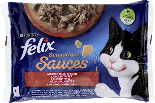 Sensations wiejskie smaki w sosie (4x85 g) Felix