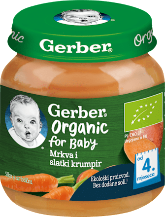EKO kašica – mrkva i slatki krumpir  Gerber Organic