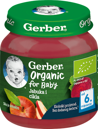 EKO kašica – jabuka i cikla  Gerber Organic