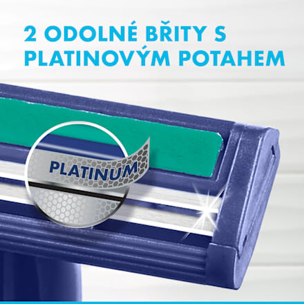 BlueII Plus jednorázová holítka Gillette