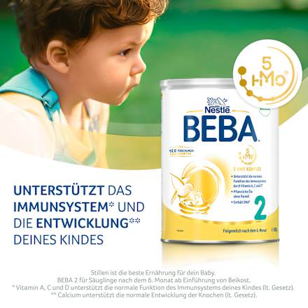 Folgemilch 2 nach dem 6. Monat Nestlé BEBA