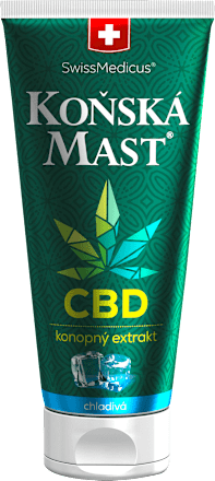 koňská mast s CBD chladivá SwissMedicus