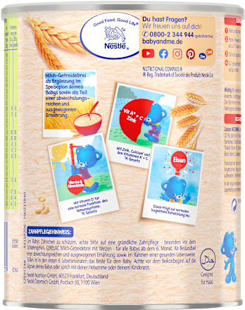 Getreidebrei Milch Cerelac Weizen ab 6.Monat Nestlé Cerelac