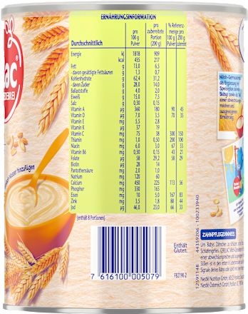 Getreidebrei Milch Cerelac Weizen ab 6.Monat Nestlé Cerelac