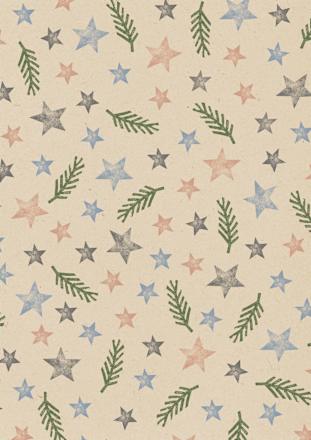 Geschenkpapier Natural Yule Dekorieren & Einrichten