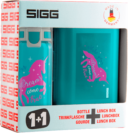 Brotdose und Flasche Set VIVA türkis 2tlg. SIGG