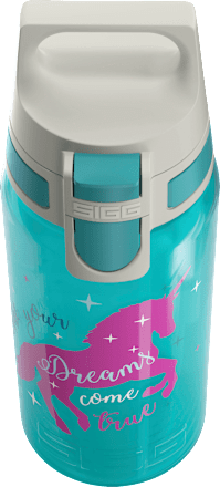 Trinkflasche Kinder Viva One türkis Einhorn, 500 ml SIGG