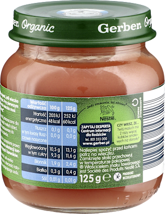 Deserek owocowy jabłko, burak  Gerber Organic