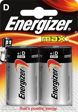 Batterien Max Mono D Alkali-Mangan Energizer
