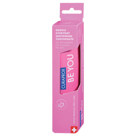 BE YOU belilna zobna pasta Candy Lover z okusom lubenice CURAPROX