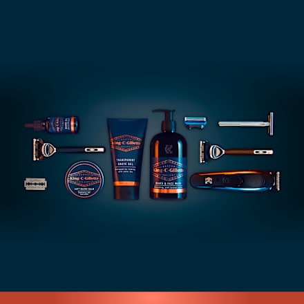 Barttrimmer King. C. Gillette