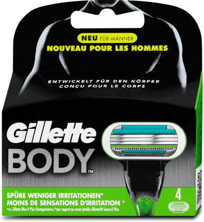 Gillette Body Rasierklingen Gillette