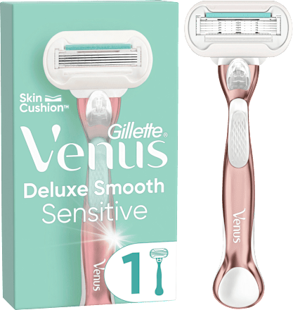 Rasierer, Deluxe Smooth Sensitive Rosegold Gillette Venus