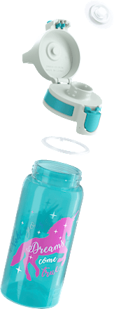 Trinkflasche Kinder Viva One türkis Einhorn, 500 ml SIGG