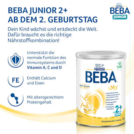 Kindermilch Junior 2+ ab 2 Jahre Nestlé BEBA