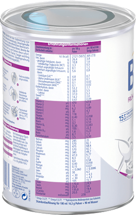 Spezialnahrung Frühgeborenen 2 von Geburt an  Nestlé BEBA