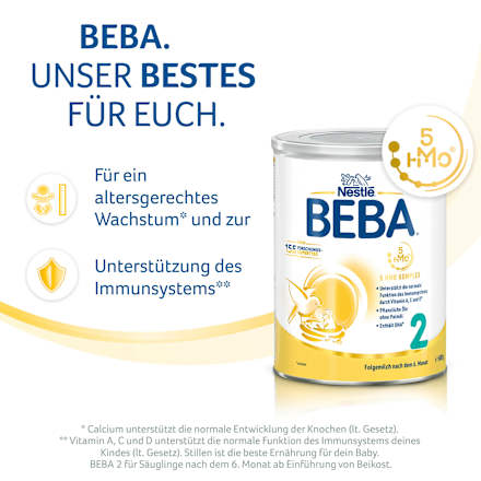 Folgemilch 2 nach dem 6. Monat Nestlé BEBA