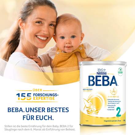Folgemilch 2 nach dem 6. Monat Nestlé BEBA