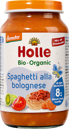 Menü Spaghetti Bolognese ab dem 8.Monat Holle